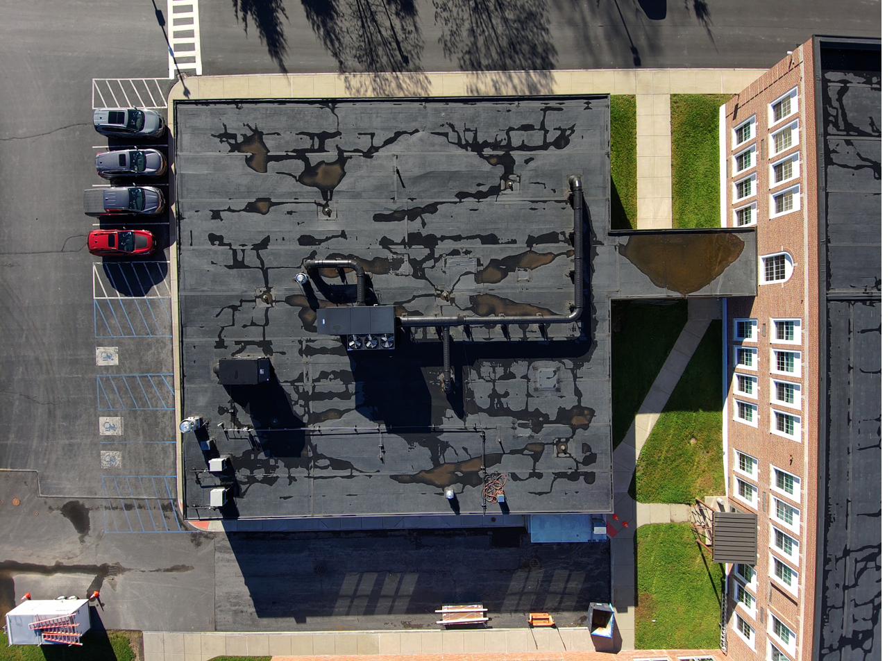 Aerial roof inspection
